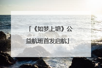 《如梦上塘》公益航班首发启航