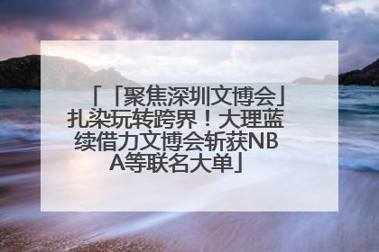 「聚焦深圳文博会」扎染玩转跨界！大理蓝续借力文博会斩获NBA等联名大单