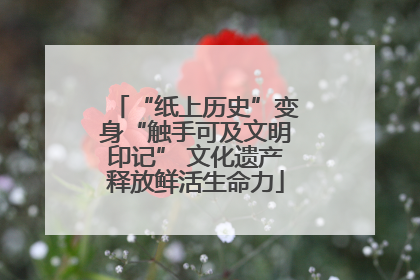 “纸上历史”变身“触手可及文明印记” 文化遗产释放鲜活生命力