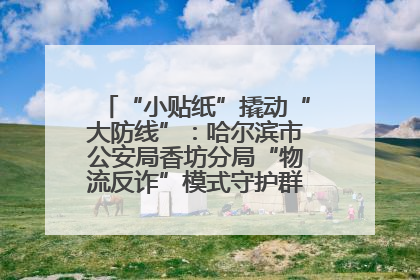 “小贴纸”撬动“大防线”：哈尔滨市公安局香坊分局“物流反诈”模式守护群众“钱袋子”