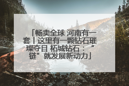 畅卖全球 河南有一套丨这里有一颗钻石璀璨夺目 柘城钻石：“链”就发展新动力