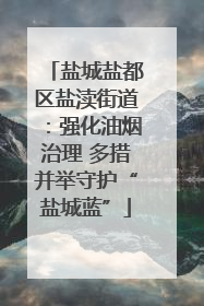 盐城盐都区盐渎街道：强化油烟治理 多措并举守护“盐城蓝”