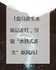 盒马养生水新品走红，引领“水替式养生”新风尚
