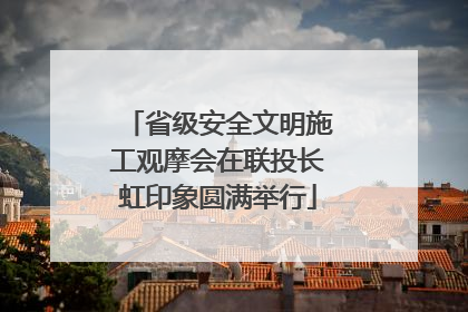 省级安全文明施工观摩会在联投长虹印象圆满举行