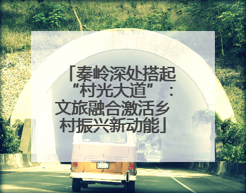 秦岭深处搭起“村光大道”：文旅融合激活乡村振兴新动能
