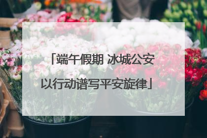 端午假期 冰城公安以行动谱写平安旋律