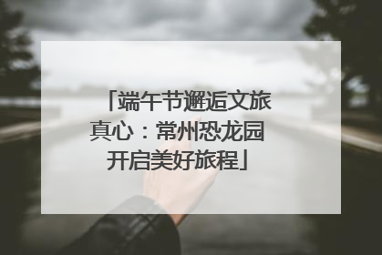 端午节邂逅文旅真心：常州恐龙园开启美好旅程