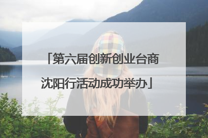 第六届创新创业台商沈阳行活动成功举办