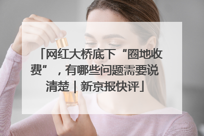 网红大桥底下“圈地收费”，有哪些问题需要说清楚｜新京报快评