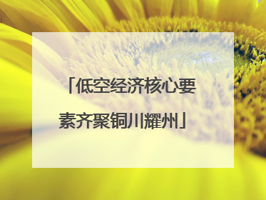 低空经济核心要素齐聚铜川耀州