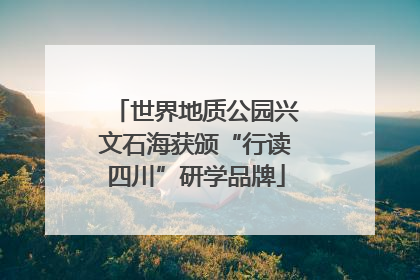 世界地质公园兴文石海获颁“行读四川”研学品牌