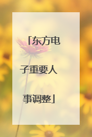 东方电子重要人事调整