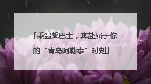 乘温馨巴士，奔赴属于你的“青岛阿勒泰”时刻