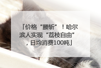 价格“腰斩”！哈尔滨人实现“荔枝自由”，日均消费100吨