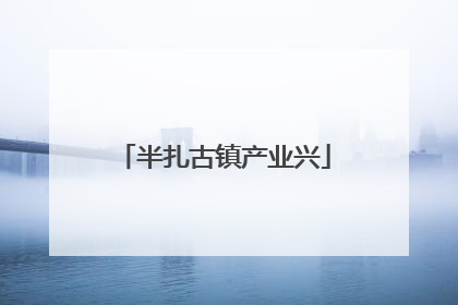 半扎古镇产业兴