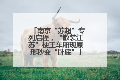 南京“苏超”专列启程，“散装江苏”梗王车厢现原形秒变“卧底”