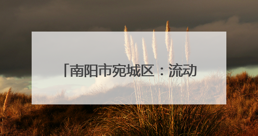 南阳市宛城区：流动宣传“转”起来 禁烧“声”势传田间