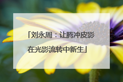 刘永周：让腾冲皮影在光影流转中新生