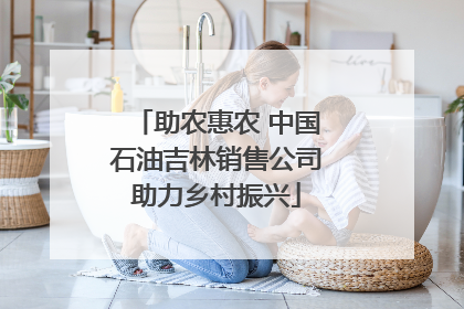 助农惠农 中国石油吉林销售公司助力乡村振兴