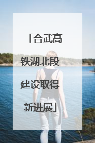 合武高铁湖北段建设取得新进展