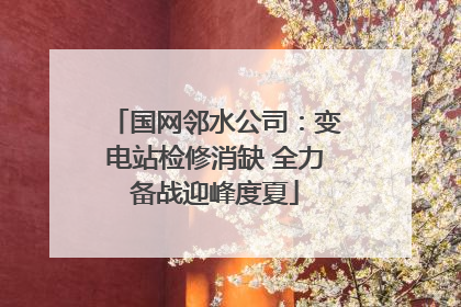 国网邻水公司：变电站检修消缺 全力备战迎峰度夏