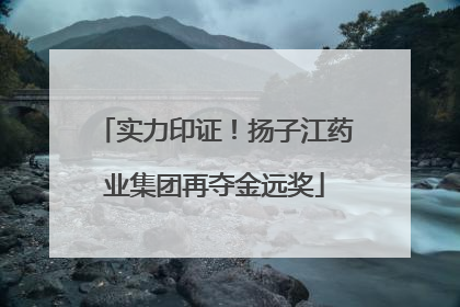 实力印证！扬子江药业集团再夺金远奖