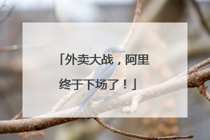 外卖大战，阿里终于下场了！