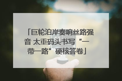 巨轮泊岸奏响丝路强音 太重码头书写“一带一路”硬核答卷