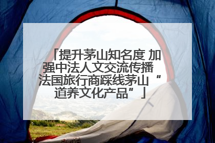 提升茅山知名度 加强中法人文交流传播 法国旅行商踩线茅山“道养文化产品”