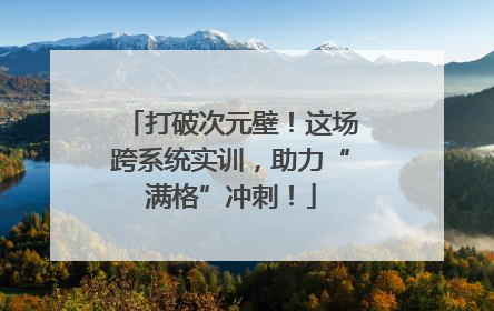 打破次元壁！这场跨系统实训，助力“满格”冲刺！