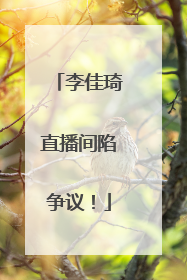 李佳琦直播间陷争议！