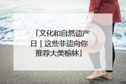 文化和自然遗产日｜这些非遗向你推荐大美榆林