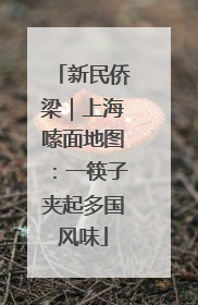 新民侨梁｜上海嗦面地图：一筷子夹起多国风味