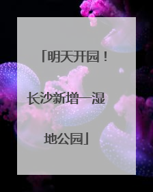 明天开园！长沙新增一湿地公园