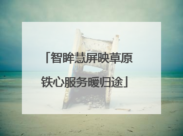 智眸慧屏映草原 铁心服务暖归途