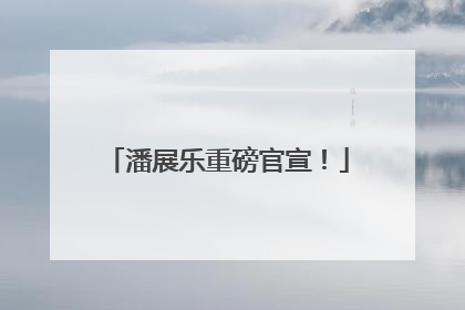 潘展乐重磅官宣！