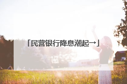 民营银行降息潮起→