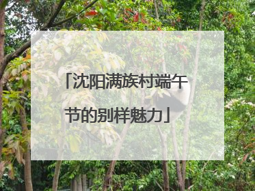 沈阳满族村端午节的别样魅力