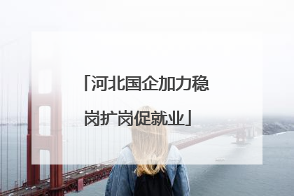 河北国企加力稳岗扩岗促就业