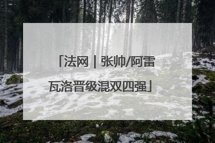法网｜张帅/阿雷瓦洛晋级混双四强