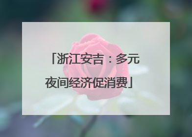 浙江安吉：多元夜间经济促消费
