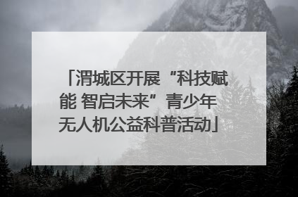 渭城区开展“科技赋能 智启未来”青少年无人机公益科普活动