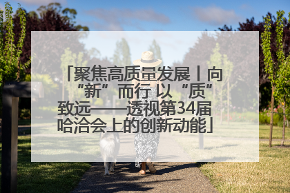 聚焦高质量发展丨向“新”而行 以“质”致远——透视第34届哈洽会上的创新动能