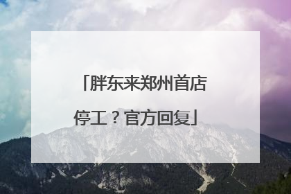 胖东来郑州首店停工？官方回复