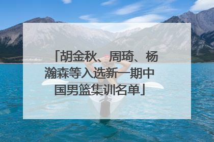 胡金秋、周琦、杨瀚森等入选新一期中国男篮集训名单