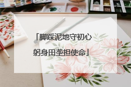 脚踩泥地守初心 躬身田垄担使命