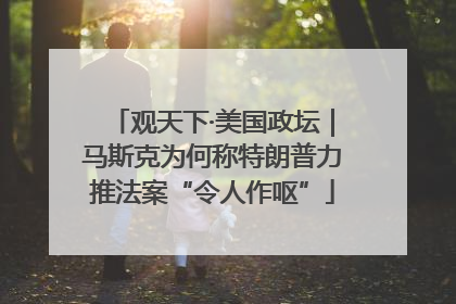 观天下·美国政坛｜马斯克为何称特朗普力推法案“令人作呕”