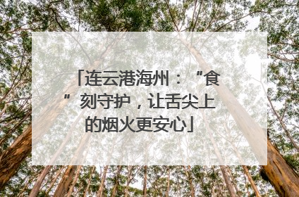 连云港海州：“食”刻守护，让舌尖上的烟火更安心