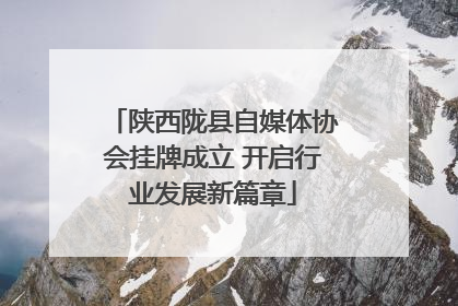 陕西陇县自媒体协会挂牌成立 开启行业发展新篇章