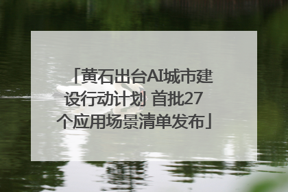 黄石出台AI城市建设行动计划 首批27个应用场景清单发布
